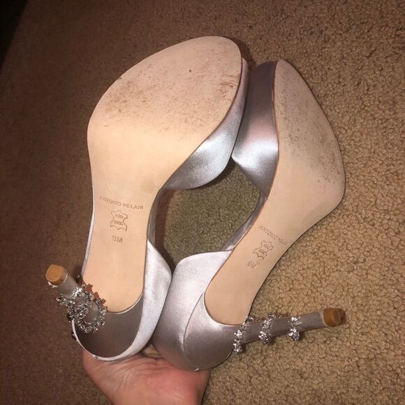 Antonio Melani Silver Stilettos - Picture 3 of 4